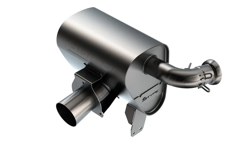 Axle-Back Exhaust System S-Type Part for 2017-2025 Can-Am Maverick X3