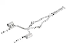 Cat-Back Exhaust System ATAK for 2016-2023 Dodge Challenger R/T image 1
