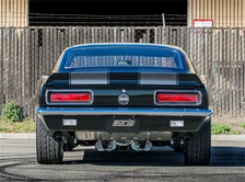 CrateMuffler Muffler Chevrolet Big Block 396/ 402/ 427 CID V8 Stock Output 2.5 in. Offset Inlet/ 2.5 in. Center Outlet S-Type image 2