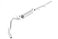 Cat-Back Exhaust System Touring for 2009-2013 Chevrolet Silverado 1500/ GMC Sierra 1500 image 1