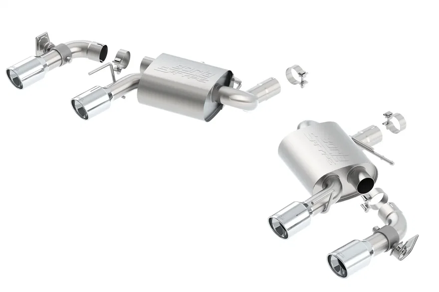 With Dual Mode Exhaust (NPP) Axle-Back Exhaust System S-Type for 2016-2023 Chevrolet Camaro SS