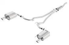 Cat-Back Exhaust System ATAK for 2015-2021 Ford Mustang 2.3L EcoBoost/ 3.7L V6 image 1