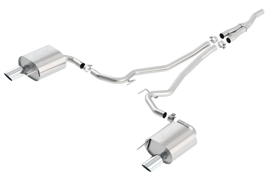Cat-Back Exhaust System ATAK for 2015-2021 Ford Mustang 2.3L EcoBoost/ 3.7L V6