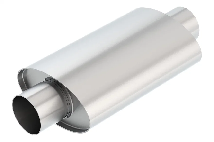 XR-1 Multi-Core Racing Muffler 3in Center Inlet/ 3in Center Outlet 4.25in x 7.88in Oval x 12in Long Body Rotary Engine Equipped Vehicles
