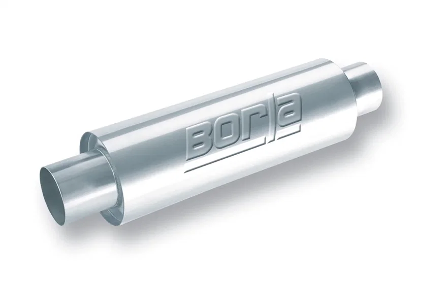 XR-1 Sportsman Racing Muffler 3.5 in. Center Inlet/ 3.5 in. Center Outlet 5 in. Round x 15 in. Long Body
