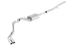 Cat-Back Exhaust System S-Type for 2014-2018 Chevrolet Silverado 1500/ GMC Sierra 1500 image 1