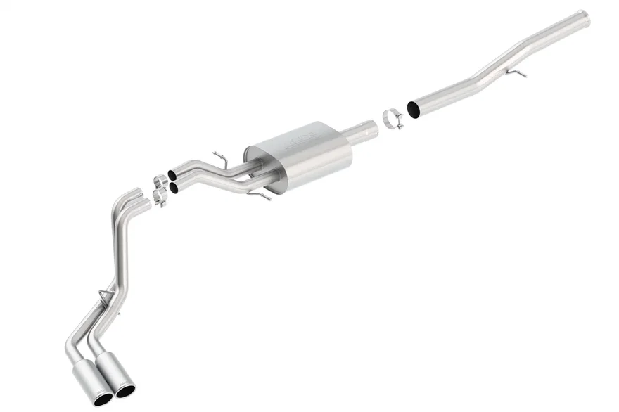 Cat-Back Exhaust System S-Type for 2014-2018 Chevrolet Silverado 1500/ GMC Sierra 1500