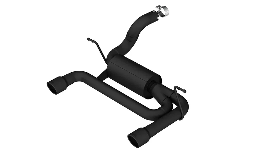 Axle-Back Exhaust System ATAK® Part for 2018-2026 Jeep Wrangler JL/ JLU