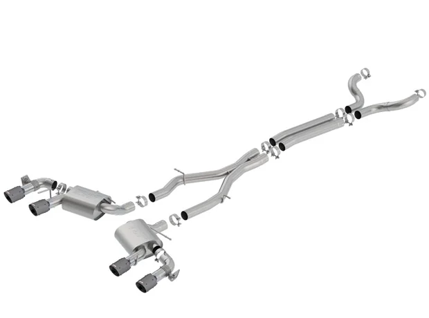 in. Cat-Back Exhaust System S-Type for 2017-2023 Chevrolet Camaro ZL1 3