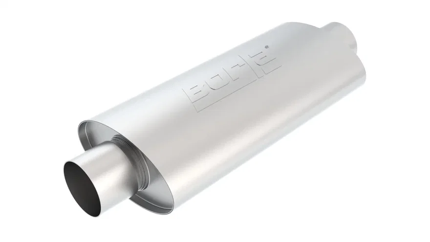 XR-1 Sportsman Racing Muffler 3in Center Inlet/ 3in Center Outlet 4.5in x 7.88in Oval x 16in Long Body