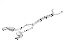 in. With Dual Tips Cat-Back Exhaust System ATAK for 2016-2023 Chevrolet Camaro SS 3 image 1