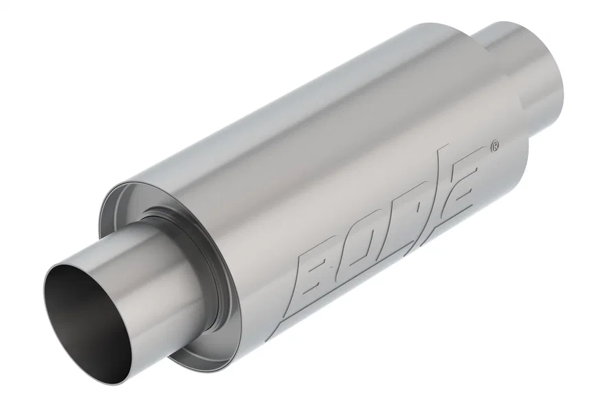 Resonator 3 in. Center Inlet/ 3 in. Center Outlet 5 in. Round x 10 in. Long Body