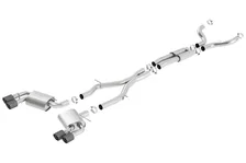 in. With Dual Tips Cat-Back Exhaust System S-Type for 2016-2023 Chevrolet Camaro SS 3 image 1