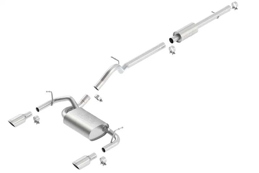 Cat-Back Exhaust System Touring for 2012-2018 Jeep Wrangler JKU