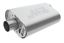 CrateMuffler Muffler Chrysler/ Dodge/ Plymouth/ Mopar Big Block 383/ 413/ 426/ 440 CID V8 Moderate Output 2.5 in. Offset Inlet/ 2.5 in. Center Outlet S-Type image 1