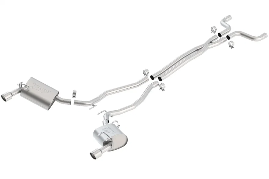 Cat-Back Exhaust System S-Type for 2010-2013 Chevrolet Camaro V6 (EXCEPT 2013 quad-tip RS)