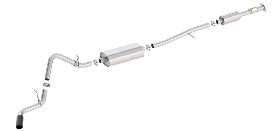 Cat-Back Exhaust System S-Type for 2019-2025 Chevrolet Silverado 1500/ GMC Sierra 1500