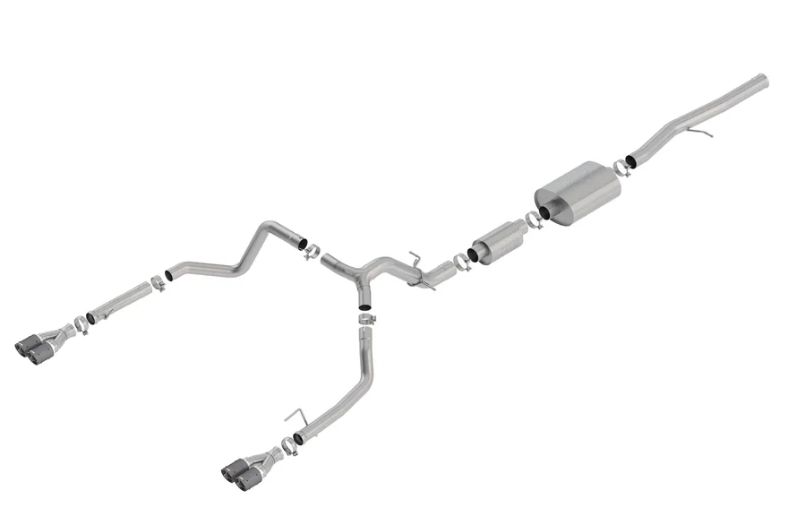 Cat-Back Exhaust System S-Type for 2019-2023 Chevrolet Silverado 1500/ GMC Sierra 1500 6.2L