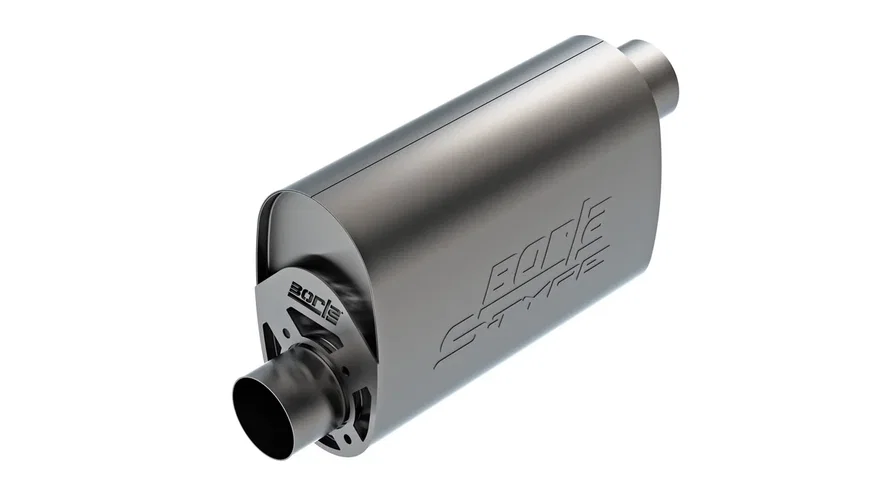 CrateMuffler , Chevrolet LS3 6.2L V8 Stock Output 3 in. Offset/Offset 14 in.x6 in.x10.34 in. S-Type Part