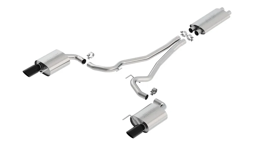 Mustang GT 2015-2017 Cat-Back Exhaust System EC-Type Approved Touring