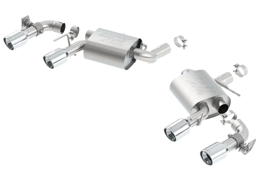 With Dual Mode Exhaust (NPP) Axle-Back Exhaust System ATAK for 2016-2023 Chevrolet Camaro SS