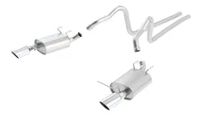 Cat-Back Exhaust System ATAK for 2011-2014 Ford Mustang V6 image 1