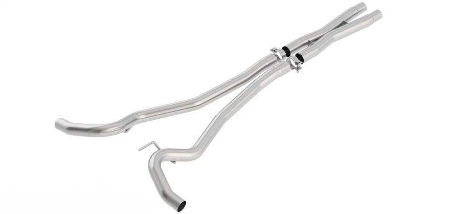 X-Pipe With Mid-Pipes for 2015-2023 Ford Mustang GT