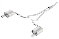 Cat-Back Exhaust System S-Type for 2015-2021 Ford Mustang 2.3L EcoBoost/ 3.7L V6 image 1