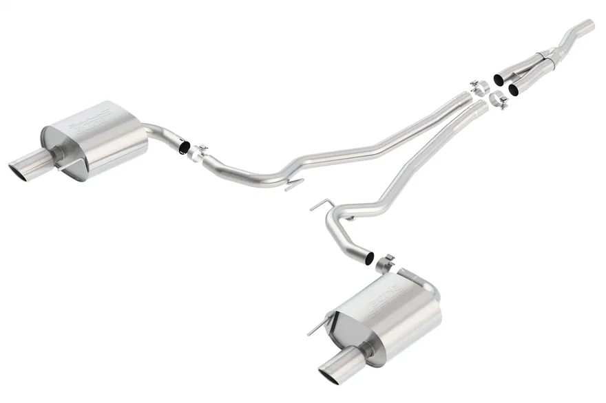 Cat-Back Exhaust System S-Type for 2015-2021 Ford Mustang 2.3L EcoBoost/ 3.7L V6