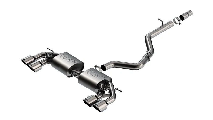 Cat-Back™ Exhaust System S-Type Part # 141028SB for 2022-2025 Volkswagen Golf R