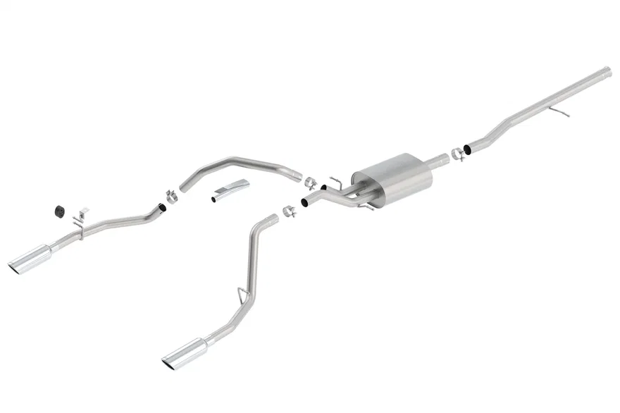 Cat-Back Exhaust System S-Type for 2014-2019 Chevrolet Silverado 1500/ GMC Sierra 1500
