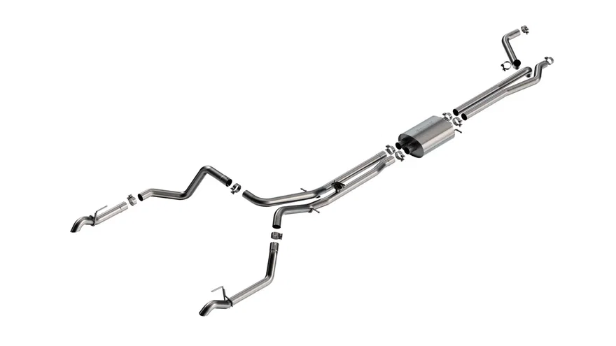 Cat-Back Exhaust System S-Type for 2024-2025 Chevrolet Silverado 1500 ZR2/ GMC Sierra 1500 AT4X