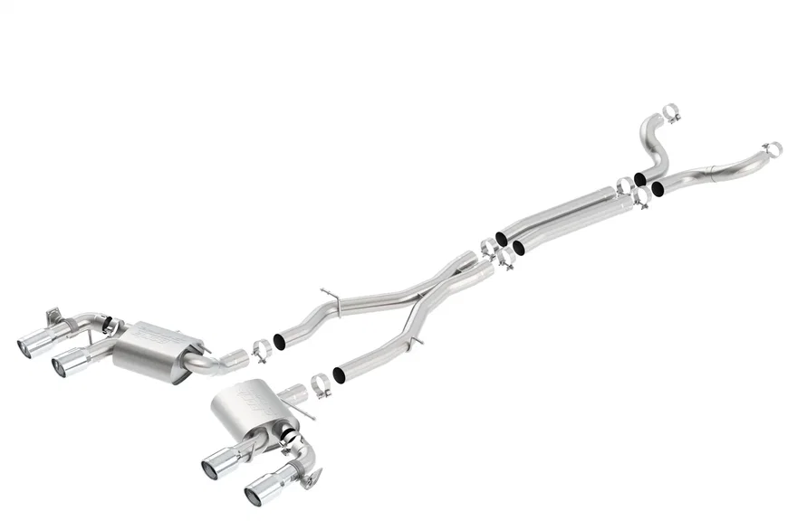 in. Cat-Back Exhaust System S-Type for 2017-2023 Chevrolet Camaro ZL1 3