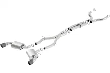 in. With Single Tips Cat-Back Exhaust System S-Type for 2016-2023 Chevrolet Camaro SS 3 image 1