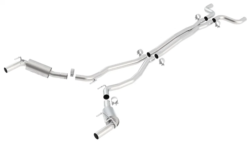 With Ground Effects Package Cat-Back Exhaust System ATAK for 2010-2013 Chevrolet Camaro SS