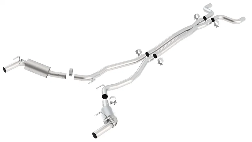 With Ground Effects Package Cat-Back Exhaust System S-Type for 2010-2013 Chevrolet Camaro SS