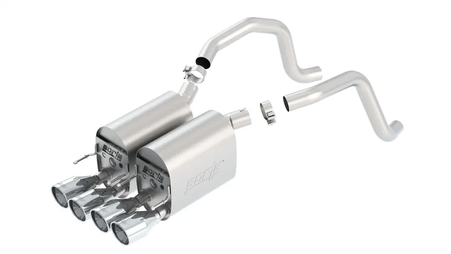 Axle-Back Exhaust System Touring for 2005-2008 Chevrolet Corvette C6