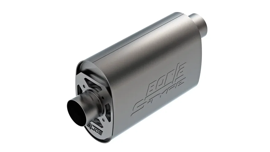CrateMuffler , Chevrolet LS3 6.2L V8 Stock Output 3 in. Offset/Center 14 in.x6 in.x10.34 in. S-Type Part