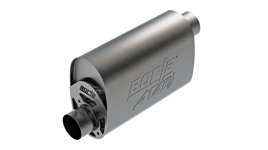 CrateMuffler , Chevrolet LS3 6.2L V8 Stock Output 3 in. Offset/Offset 14 in.x6 in.x10.34 in. ATAK Part