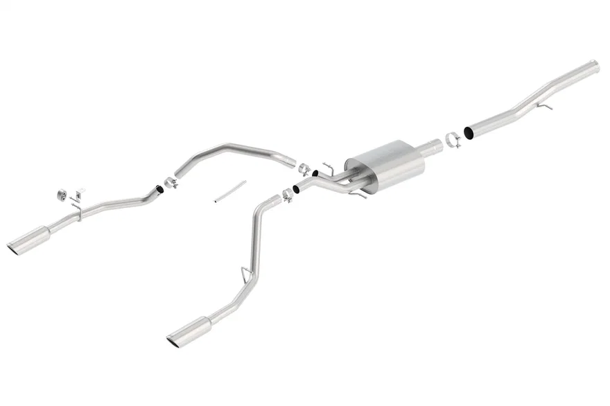 Cat-Back Exhaust System S-Type for 2014-2018 Chevrolet Silverado 1500/ GMC Sierra 1500