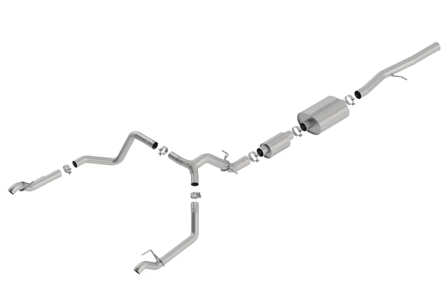 Cat-Back Exhaust System S-Type for 2019-2023 Chevrolet Silverado 1500/ GMC Sierra 1500 6.2L