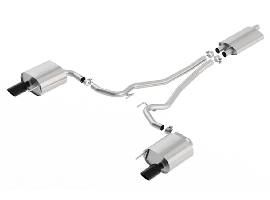 Cat-Back Exhaust System EC-Type Approved Touring for 2015-2019 Ford Mustang 2.3L EcoBoost