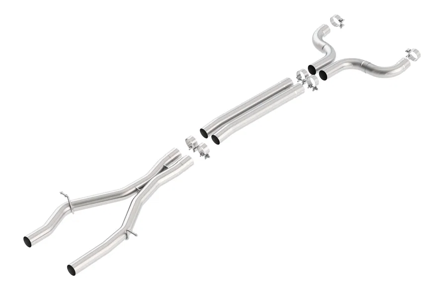 X-Pipe With Mid-Pipes for 2016-2023 Chevrolet Camaro SS 6.2L