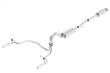 Cat-Back Exhaust System Touring for 2015-2020 Ford F-150 2.7L/ 3.5L EcoBoost/ 5.0L V8/ 2018-2020 3.3L V6 image 1