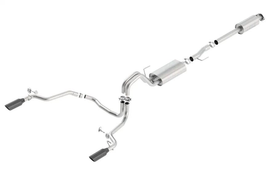 Cat-Back Exhaust System S-Type for 2015-2020 Ford F-150 2.7L/ 3.5L EcoBoost/ 5.0L V8/ 2018-2020 3.3L V6