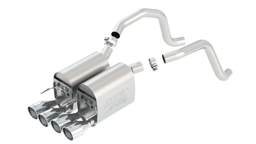 Axle-Back Exhaust System ATAK for 2005-2008 Chevrolet Corvette C6