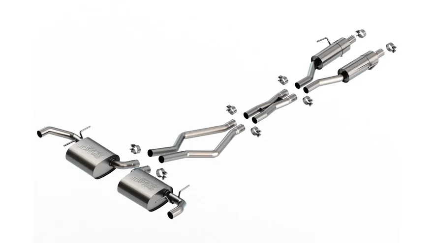 Cat-Back Exhaust System S-Type for 2022-2024 Grand Cherokee for Jeep
