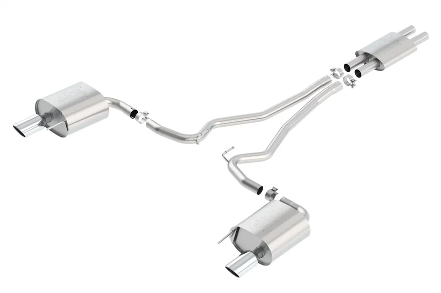 Cat-Back Exhaust System ATAK for 2015-2017 Ford Mustang V6