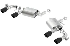 With Dual Mode Exhaust (NPP) Axle-Back Exhaust System ATAK for 2016-2023 Chevrolet Camaro SS image 1