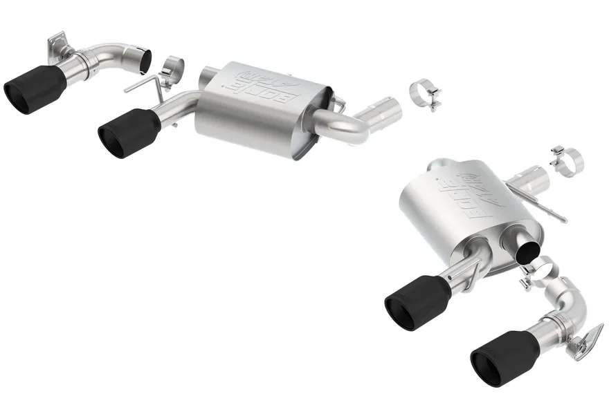 With Dual Mode Exhaust (NPP) Axle-Back Exhaust System ATAK for 2016-2023 Chevrolet Camaro SS